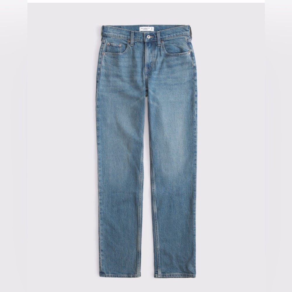 Abercrombie & Fitch Blue Straight Leg Jeans